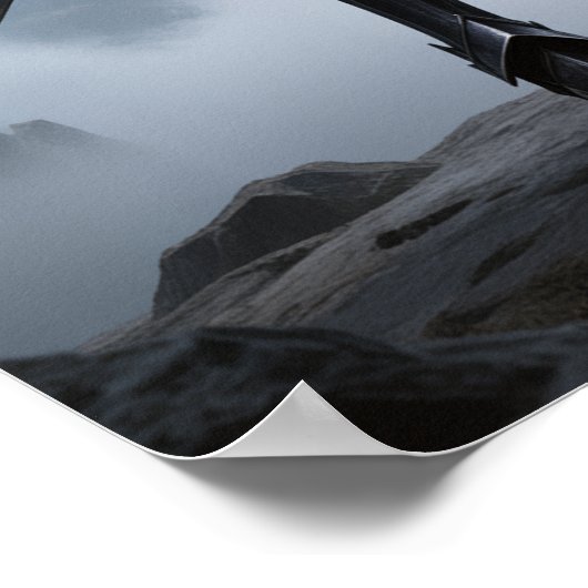 Storm Edge – geblinddoekt Cyber Warrior-Poster Poster (Hoek)