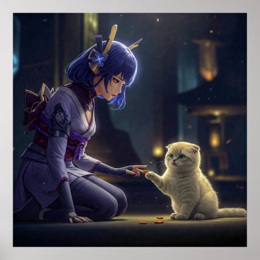 Storm en zachtheid poster (Voorkant)