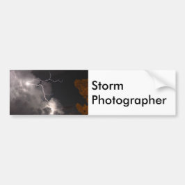 Storm Fotograaf bliksemBumpersticker Bumpersticker