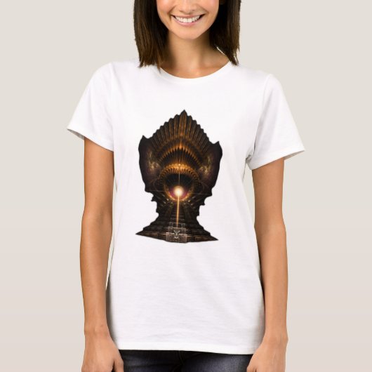 Storm fractal Art ISO T-shirt (Voorkant)