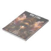 Storm fractal Art Notitieblok (Linkerzijde)