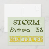 Storm Gebied 51 Briefkaart (Voorkant / Achterkant)