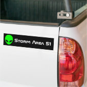 Storm Gebied 51 Bumpersticker (Op Truck)