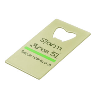 Storm Gebied 51 Creditkaart Flessenopener