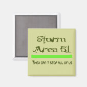 Storm Gebied 51 Magneet (Voorkant / Achterkant)