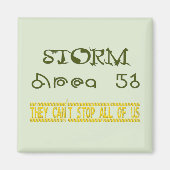 Storm Gebied 51 Magneet (Voorkant)