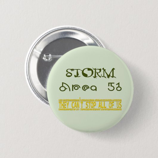 Storm Gebied 51 Ronde Button 5,7 Cm (Voorkant /achterkant)