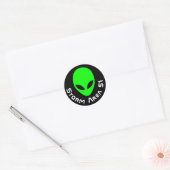 Storm Gebied 51 Ronde Sticker (Envelop)