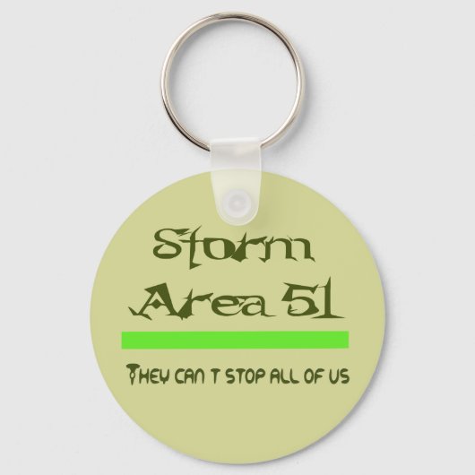 Storm Gebied 51 Sleutelhanger (Voorkant)