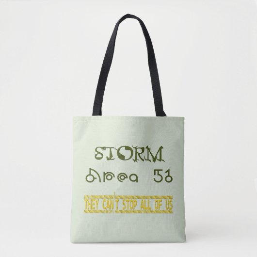 Storm Gebied 51 Tote Bag (Voorkant)