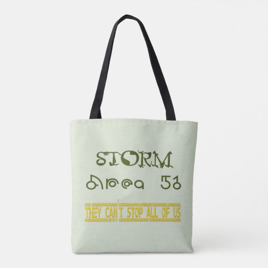 Storm Gebied 51 Tote Bag (Achterkant)