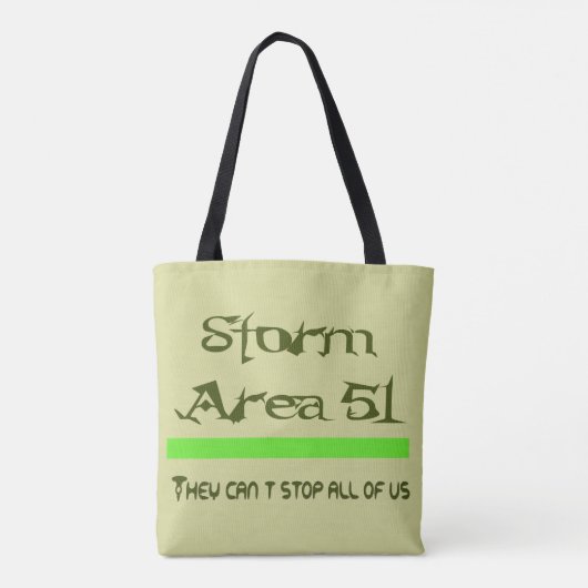 Storm Gebied 51 Tote Bag (Achterkant)