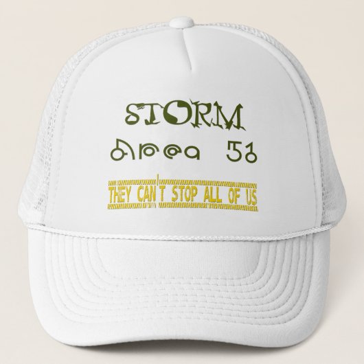 Storm Gebied 51 Trucker Pet (Voorkant)