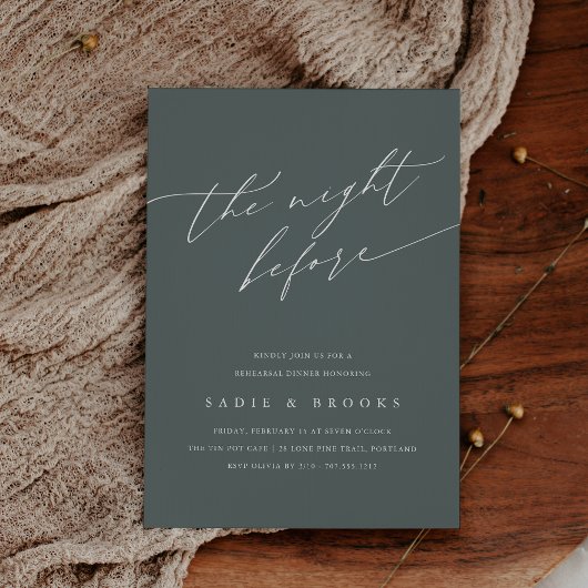 Storm grijs-groen repetitiediner kaart