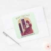 Storm grote vierkant ticker vierkante sticker (Envelop)