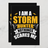 Storm Hunter Design voor Tornado Hunter Storm Spot Kaart (Voorkant / Achterkant)