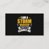 Storm Hunter Design voor Tornado Hunter Storm Spot Visitekaartje (Achterkant)