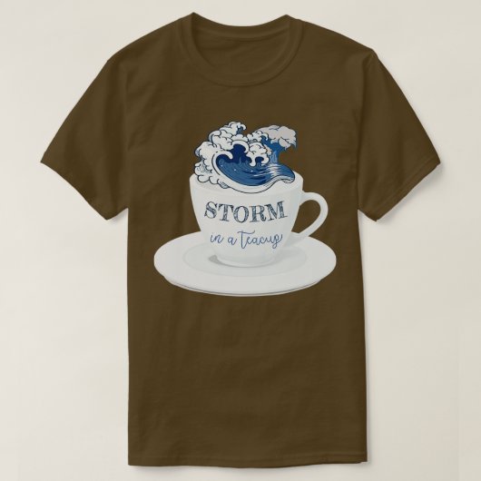 Storm in een teacup t-shirt (Design voorkant)