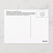 Storm in het onderdrukkingsgebergte briefkaart (Achterkant)