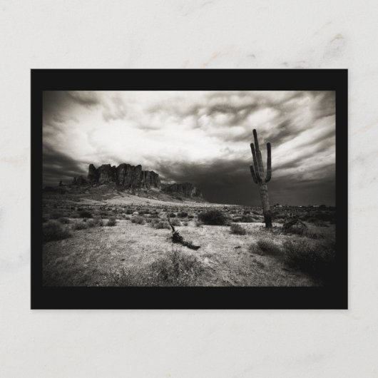 Storm in het onderdrukkingsgebergte briefkaart (Voorkant)