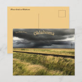 Storm in Oklahoma Briefkaart (Voorkant / Achterkant)