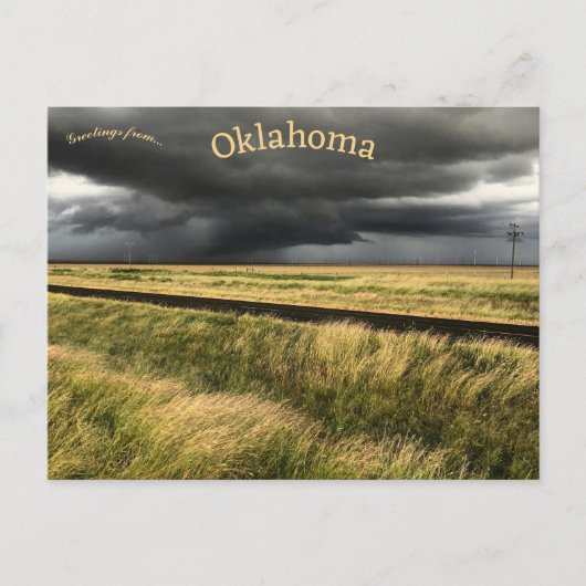 Storm in Oklahoma Briefkaart (Voorkant)