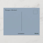 Storm in Vlissingen Nederland Briefkaart (Achterkant)