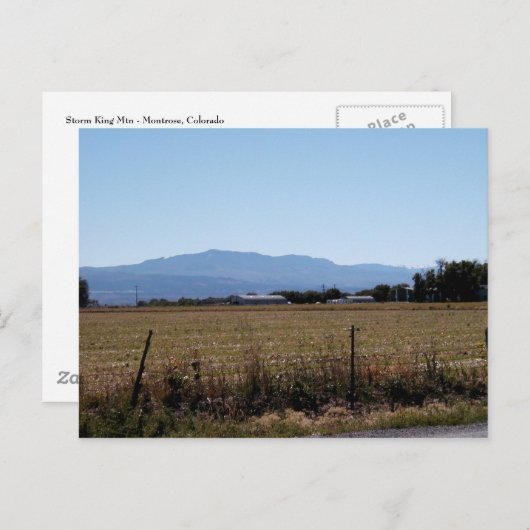 Storm King Mtn Briefkaart (Voorkant / Achterkant)