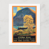 Storm King New York Central Lines Briefkaart (Voorkant)