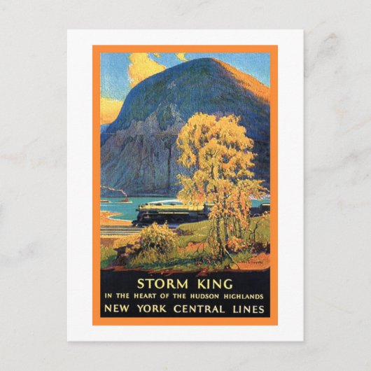 Storm King New York Central Lines Briefkaart (Voorkant)