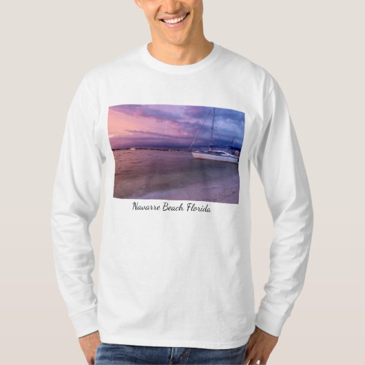 Storm komt naar Navarra Florida Long Meve Shirt (Voorkant)