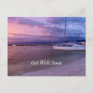 Storm komt naar Navarre Florida Beterschap Briefkaart
