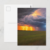 Storm Lightning Briefkaart (Voorkant / Achterkant)
