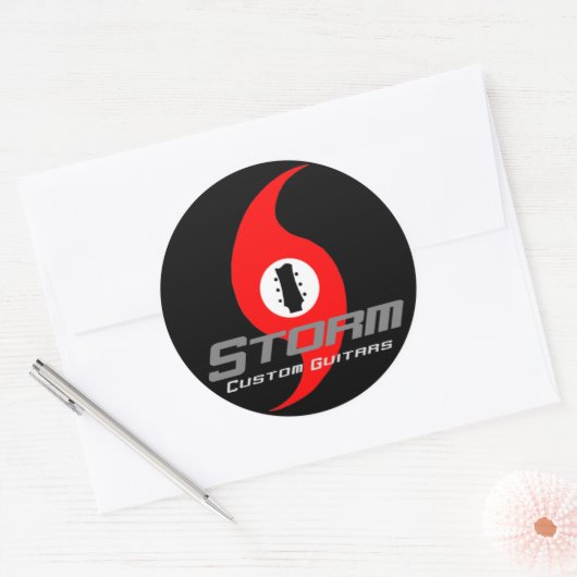 STORM Logo Ronde Sticker (Envelop)