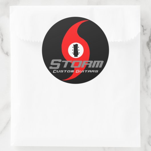 STORM Logo Ronde Sticker (Tas)