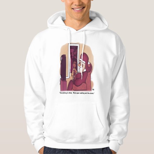 Storm Mannen Hoodie (Voorkant)
