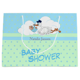 Storm met een Cute Little Baby Boy Groot Cadeauzakje