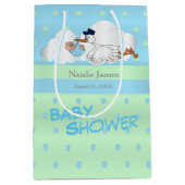 Storm met een Cute Little Baby Boy Medium Cadeauzakje (Voorkant)