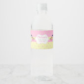 Storm met een kleine baby-meid uit Cute Waterfles Etiket (Voorkant)