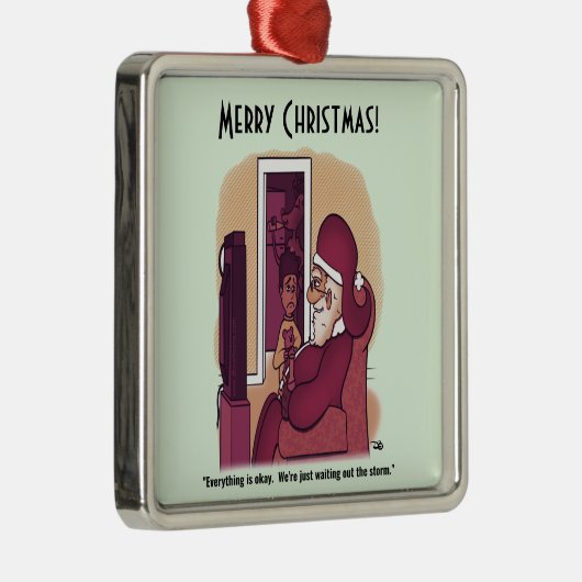 Storm Metalen Ornament (Rechts)