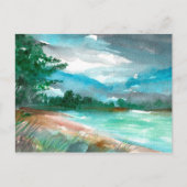 Storm naderen briefkaart (Voorkant)