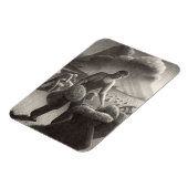 Storm naderen door Grant Wood Magneet (Linkerzijde)