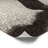 Storm naderen door Grant Wood Poster (Hoek)