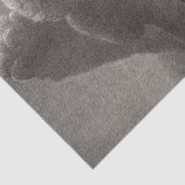 Storm naderen door Grant Wood Tissuepapier (Detail)