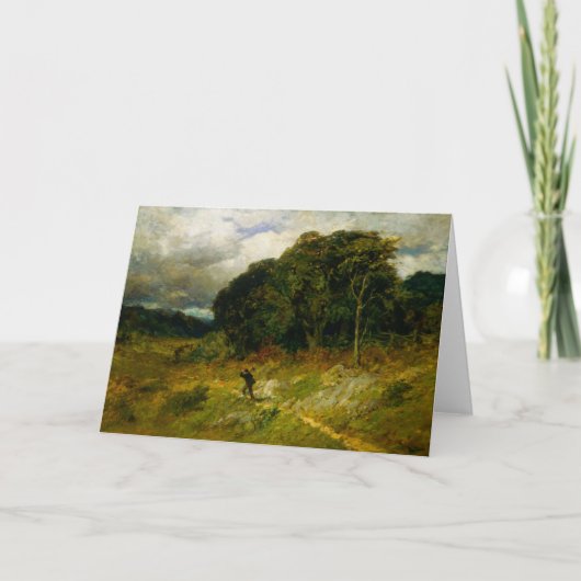 Storm naderen - Edward Mitchell Banister Kaart (Voorkant)