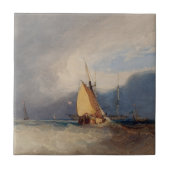 Storm nadert 1830 tegeltje (Voorkant)