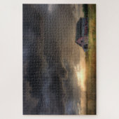 Storm nadert een schuur in Elk County Kansas Legpuzzel (Verticaal)