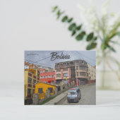 Storm nadert in La Paz Bolivia Briefkaart (Staand voorkant)