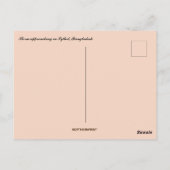 Storm nadert in Sylhet Bangladesh Briefkaart (Achterkant)