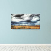 'Storm nadert' weerfoto Canvas Afdruk (Insitu (Houten vloer))